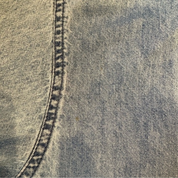 Vintage UltraClub Collection Denim Button Up Shirt - Size Small - Picture 7 of 7